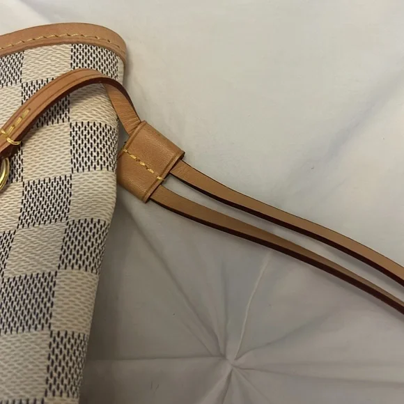 Louis Vuitton Neverfull NM Damien Azure Rose Ballerine - Picture 4 of 5